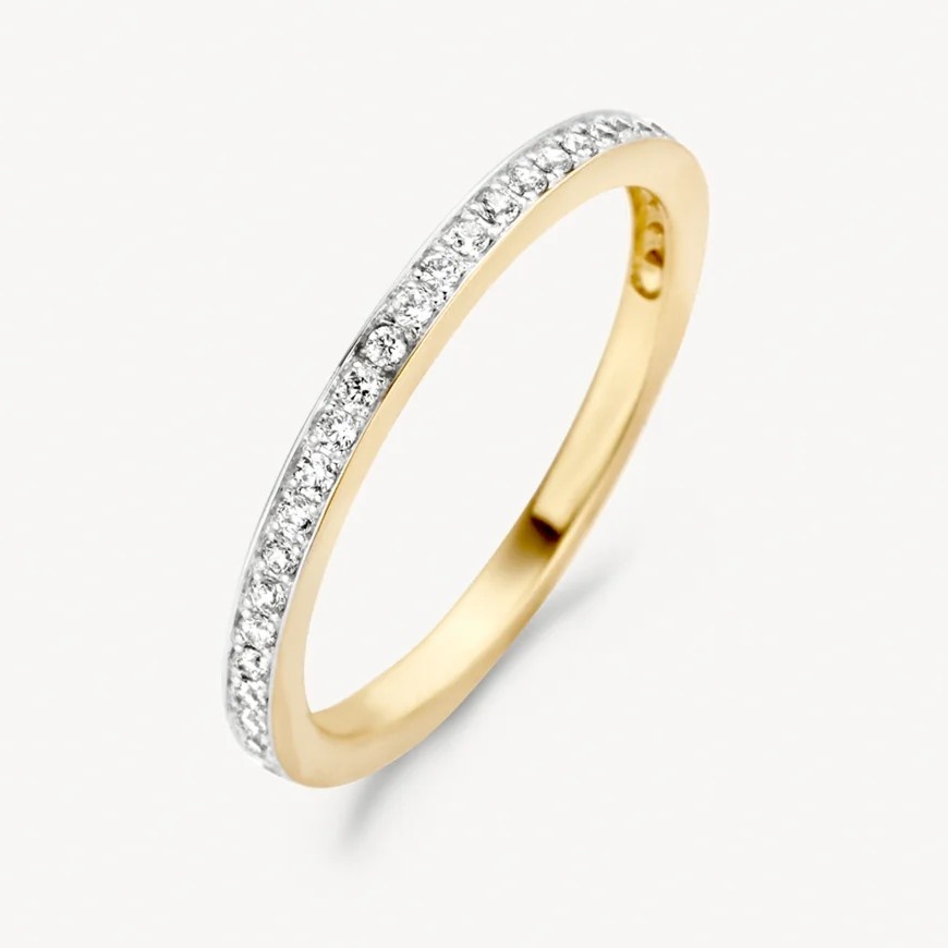 14 karaat geelgouden ring - Blush - 1119BZI 14 karaat geelgouden ring - Blush - 1119BZI-1
