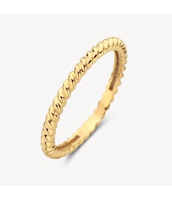 14 karaat geelgouden ring - Blush - 1118YGO