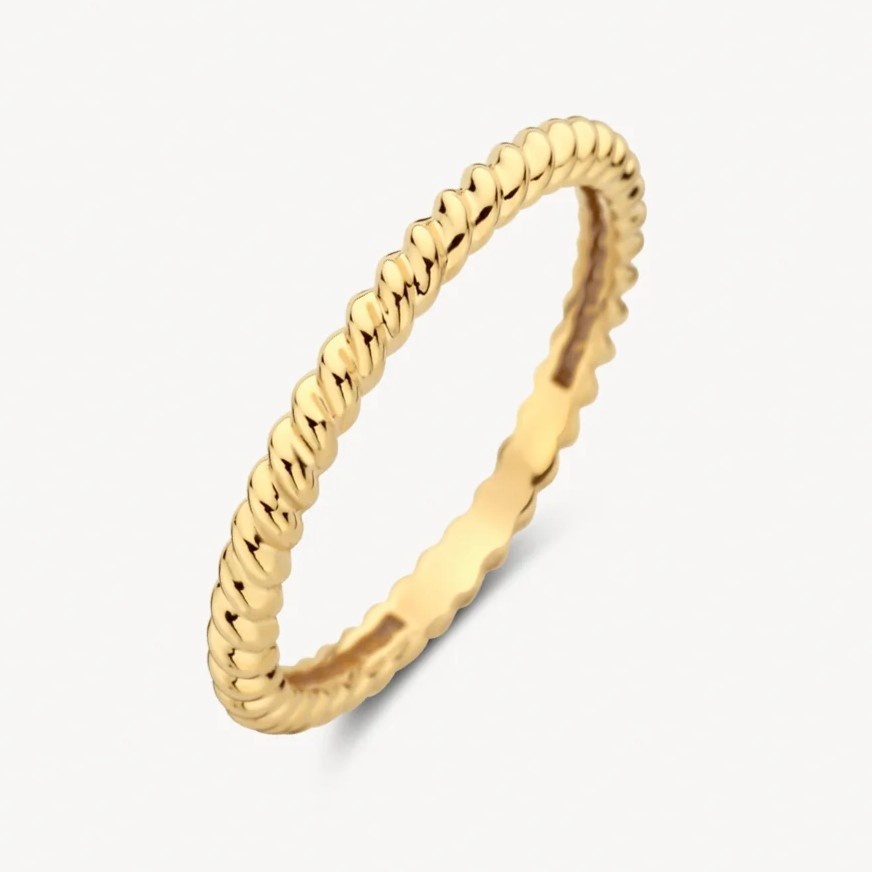 14 karaat geelgouden ring - Blush - 1118YGO 14 karaat geelgouden ring - Blush - 1118YGO-1