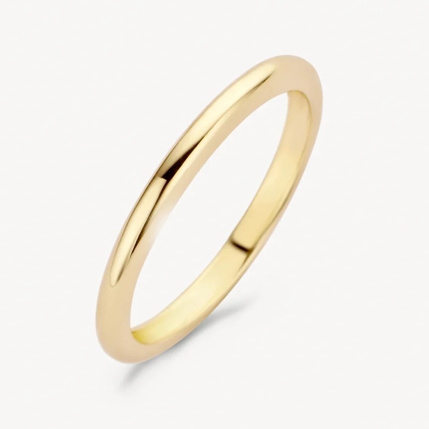 14 karaat geelgouden ring - Blush - 1117YGO 14 karaat geelgouden ring - Blush - 1117YGO-1