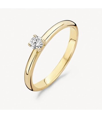 14 karaat geelgouden ring - Blush - 1112YZI