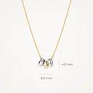 14 karaat geelgouden ketting - Blush - 3055BGO-4