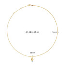 14 karaat geelgouden dames ketting - Amstel Citrine Necklace - Jackie-4