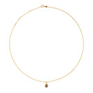 14 karaat geelgouden dames ketting - Amstel Smoky Quartz Necklace - Jackie 14 karaat geelgouden dames ketting - Amstel Smoky Quartz Necklace - Jackie-2