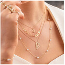 14 karaat geelgouden dames ketting - Cheers To Love Necklace - Jackie-2