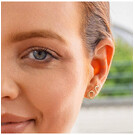 14 karaat geelgouden oorstekers - Cheers to Love - Jackie-3