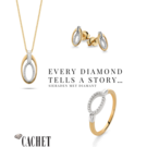 14 karaat geelgouden ovale oorstekers met diamant - 0,05ct.-2