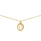 14 karaat geelgouden dames ketting - Spindle Necklace - Jackie 14 karaat geelgouden dames ketting - Spindle Necklace - Jackie-1