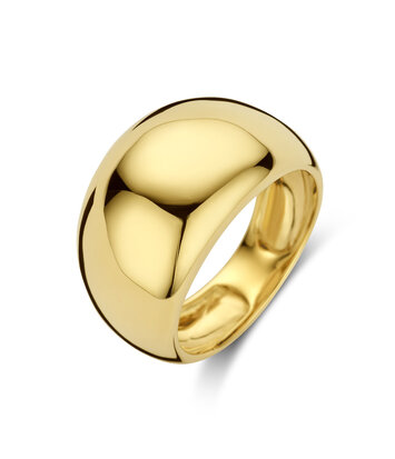 14k Geelgouden dames ring - Balloon 12 mm - Hutjens