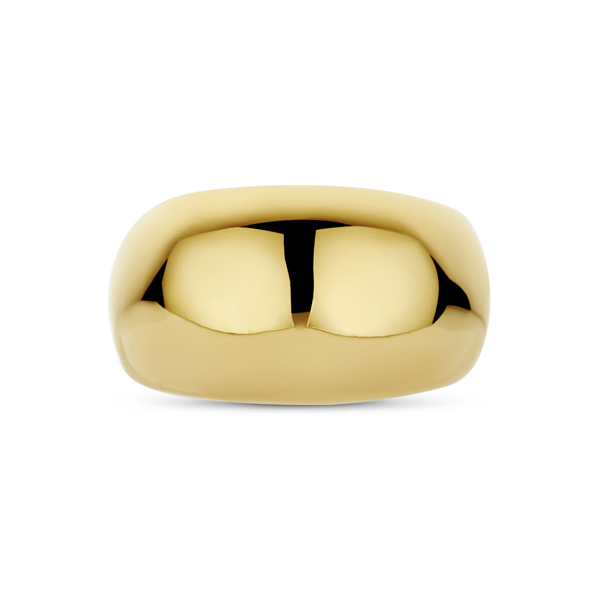 14k Geelgouden dames ring - Balloon 12 mm - Hutjens 14k Geelgouden dames ring - Balloon 12 mm - Hutjens-4