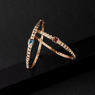 18 karaat roségouden dames armband met Granaat - Iris Cube - Ponte Vecchio 18 karaat roségouden dames armband met Granaat - Iris Cube - Ponte Vecchio-2