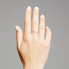 18 karaat witgouden ring met diamant 0.05 crt. - Solitair - Witgoud 18 karaat witgouden ring met diamant 0.05 crt. - Solitair - Witgoud-4