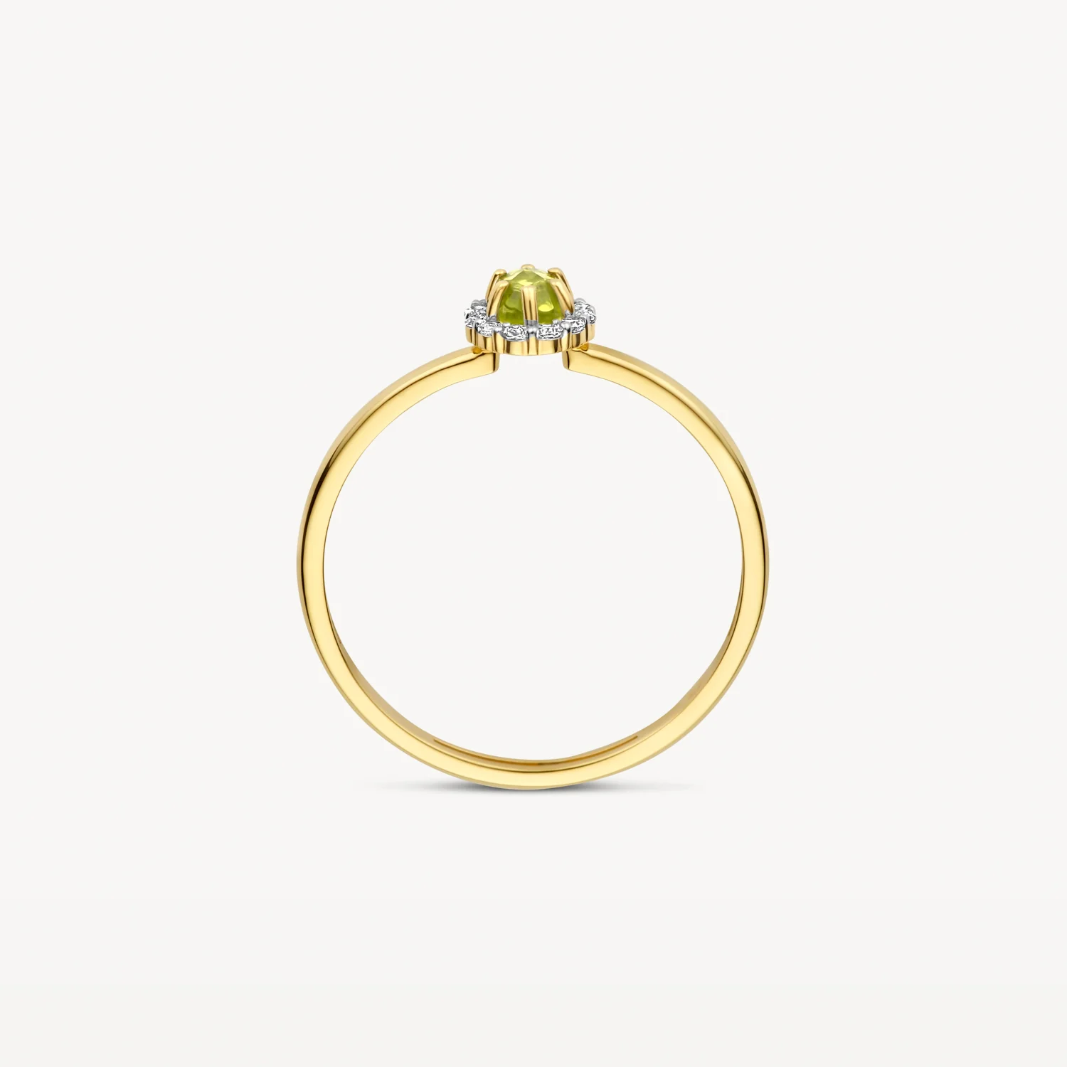 14 karaat geelgouden ring - Blush - 1258YGP 14 karaat geelgouden ring - Blush - 1258YGP-3