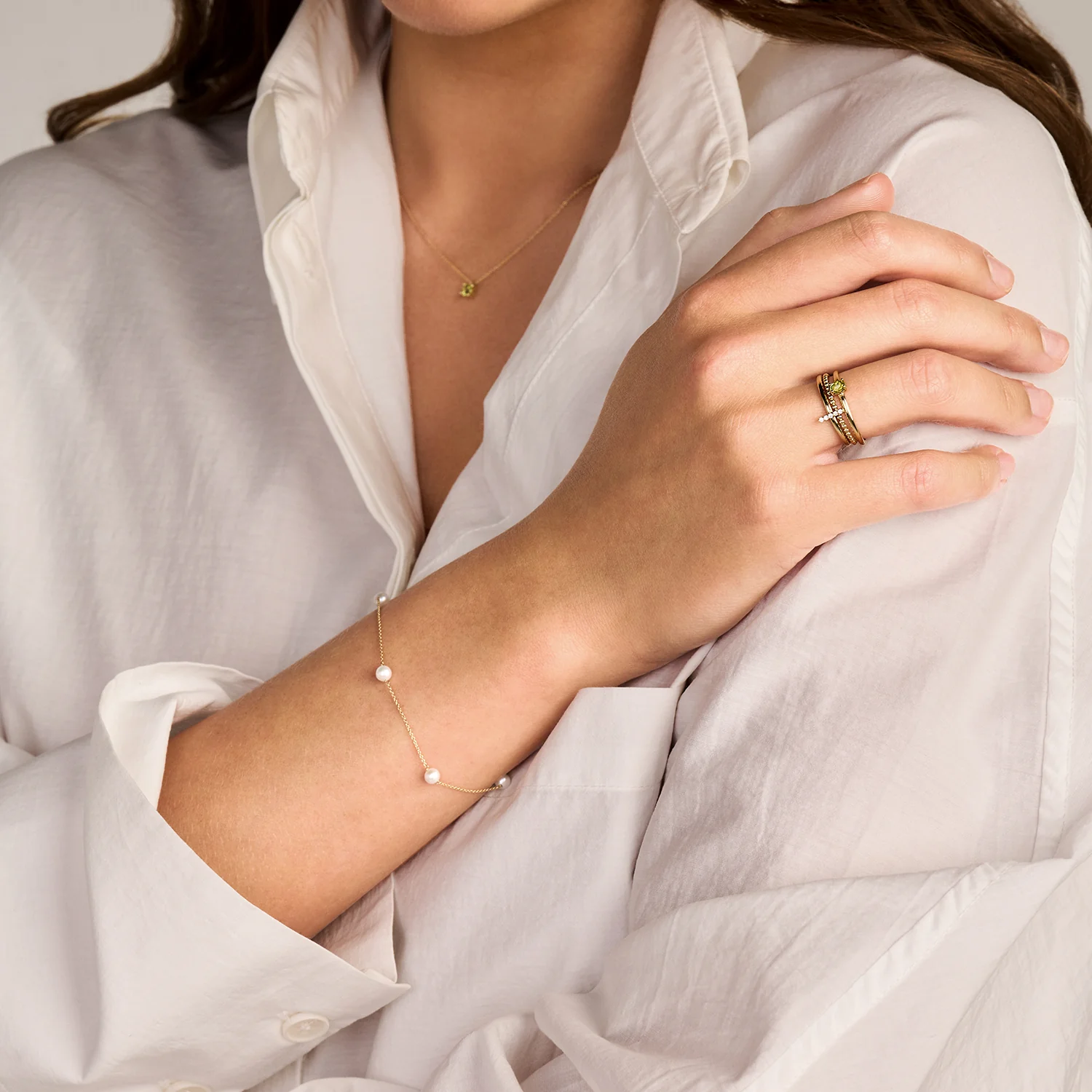 14 karaat geelgouden ring - Blush - 1258YGP 14 karaat geelgouden ring - Blush - 1258YGP-4