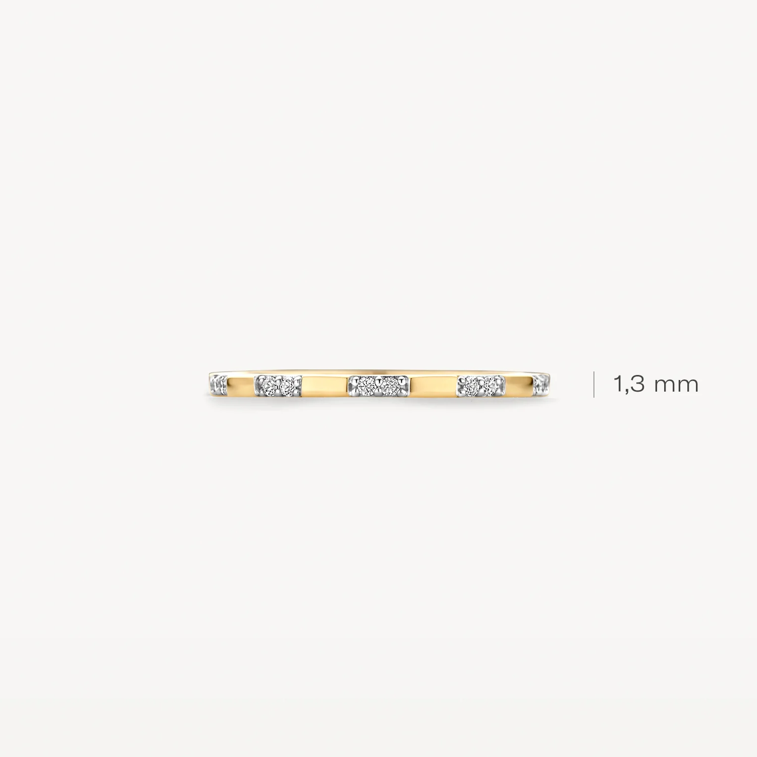 14 karaat geelgouden ring - Blush - 1260YZI 14 karaat geelgouden ring - Blush - 1260YZI-6