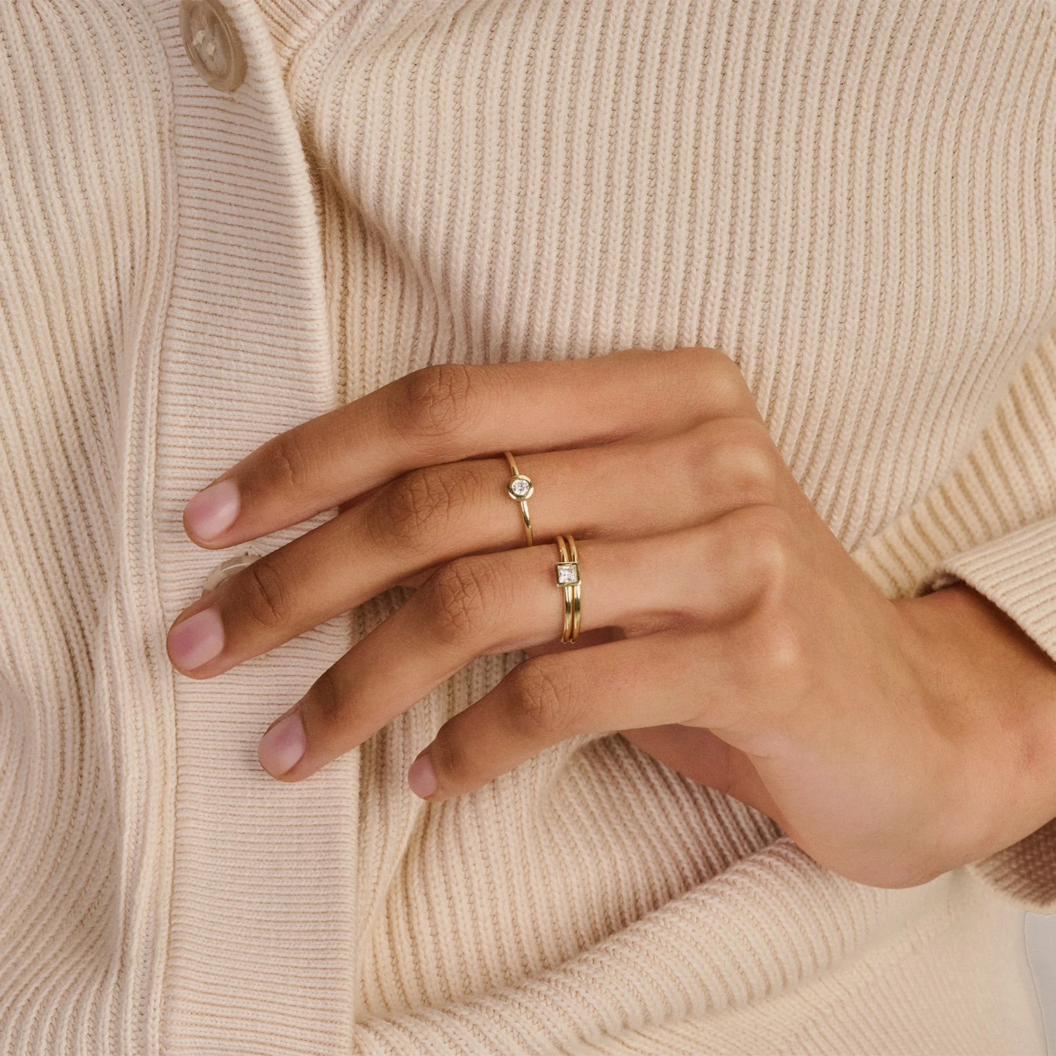 14 karaat geelgouden ring - Blush - 1273YZI 14 karaat geelgouden ring - Blush - 1273YZI-2