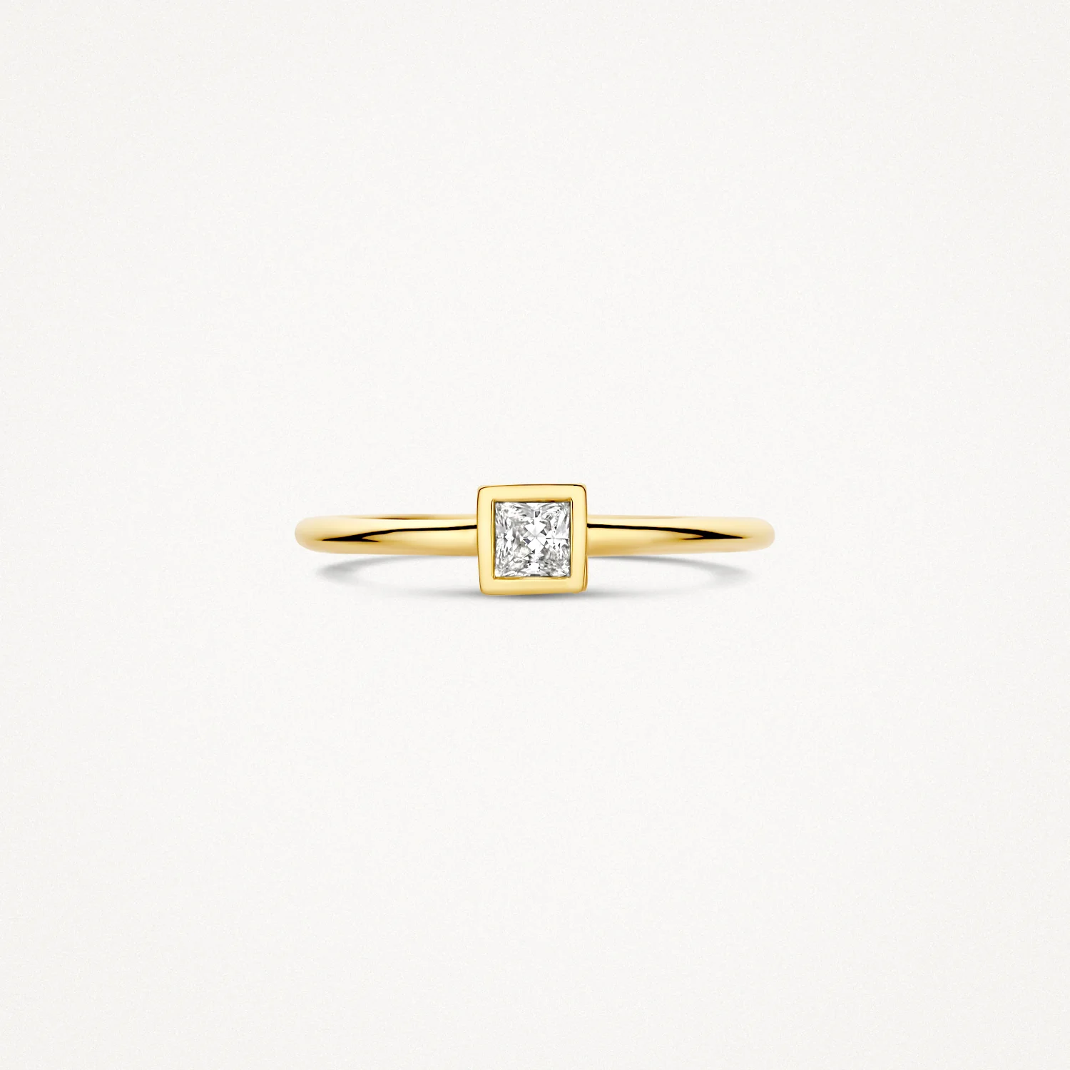 14 karaat geelgouden ring - Blush - 1274YZI 14 karaat geelgouden ring - Blush - 1274YZI-5