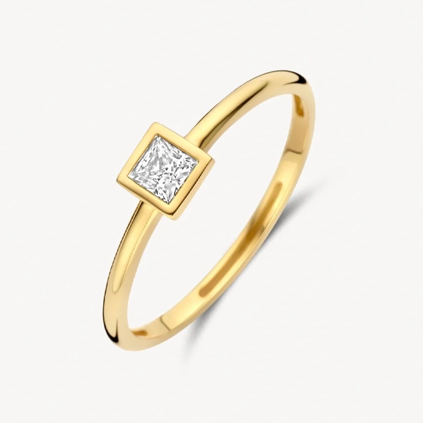 14 karaat geelgouden ring - Blush - 1274YZI 14 karaat geelgouden ring - Blush - 1274YZI-1