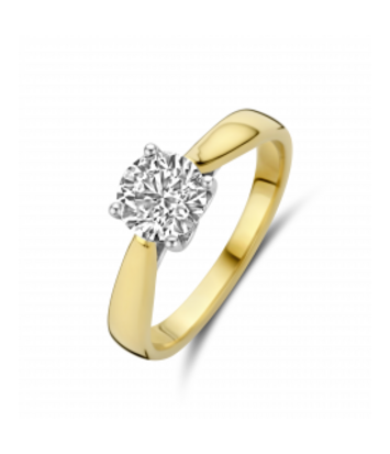 14 karaat geelgouden ring - Mori Diamond LabGrown Collectie - 1,00ct - Hutjens