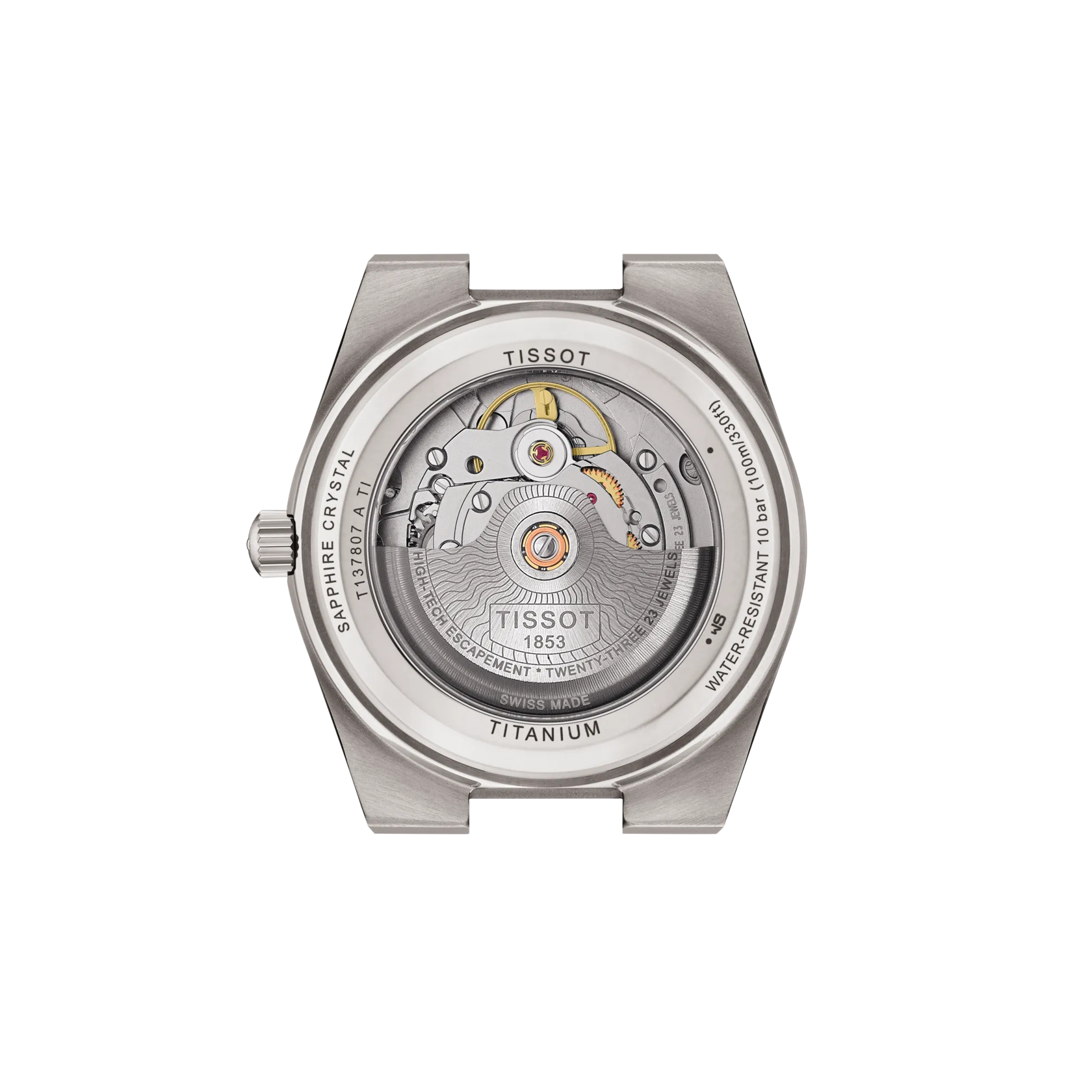 Tissot - Horloge Heren - PRX Titanium - T1378074406100 Tissot - Horloge Heren - PRX Titanium - T1378074406100-3