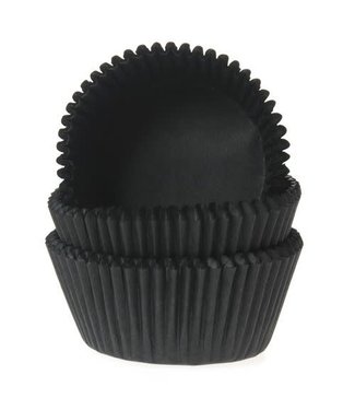 Allora House of Marie mini baking cups zwart 60 stuks