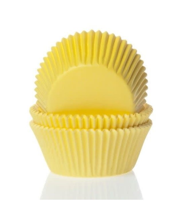 House of Marie House of Marie mini baking cup geel 60 stuks