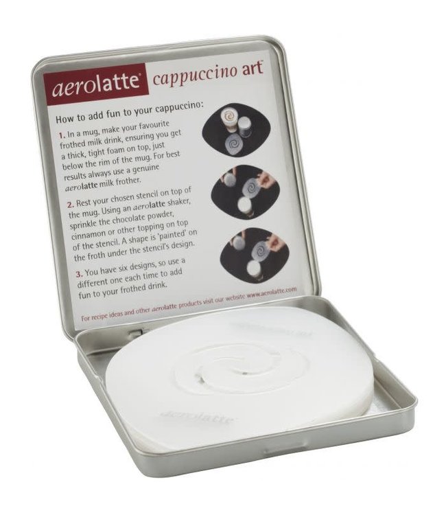 Aerolatte cappucino sjablonen