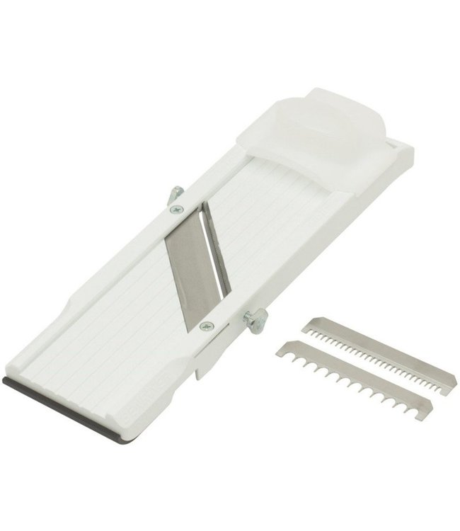Benriner japanse mandoline 64 mm wit 3 bladen