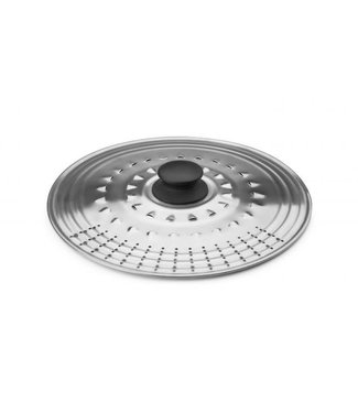 Ibili deksel multifunctioneel/ anti-spatdeksel 26-28-30 cm rvs