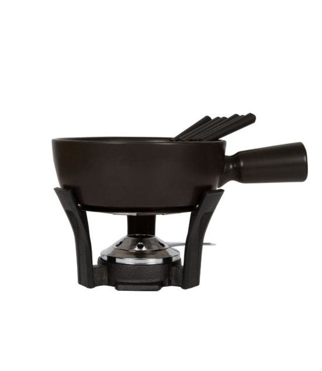 Boska kaasfondue set Nero zwart 6 personen
