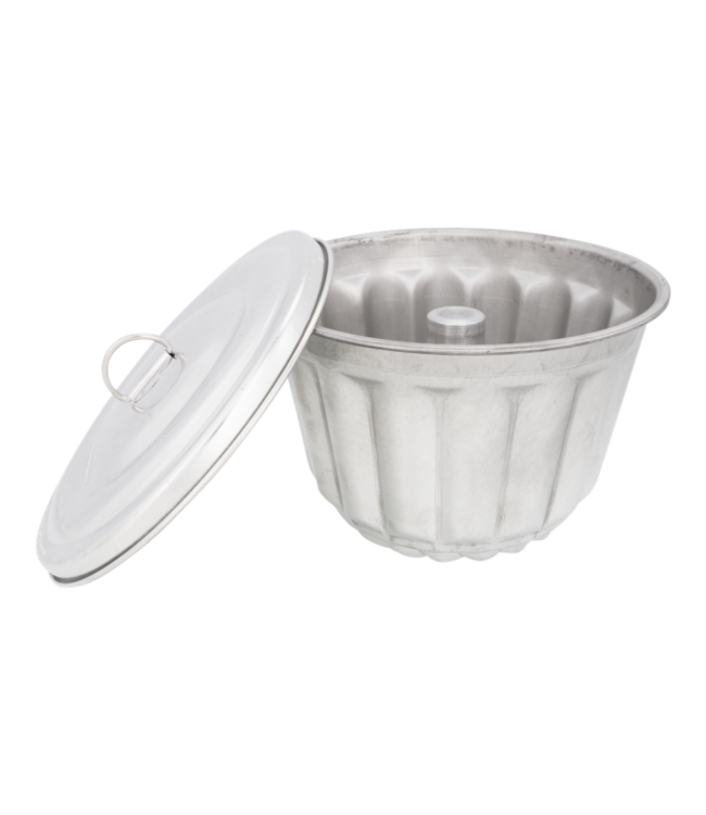 Kitchenbasics Puddingtrommel met deksel 18 cm 2 liter