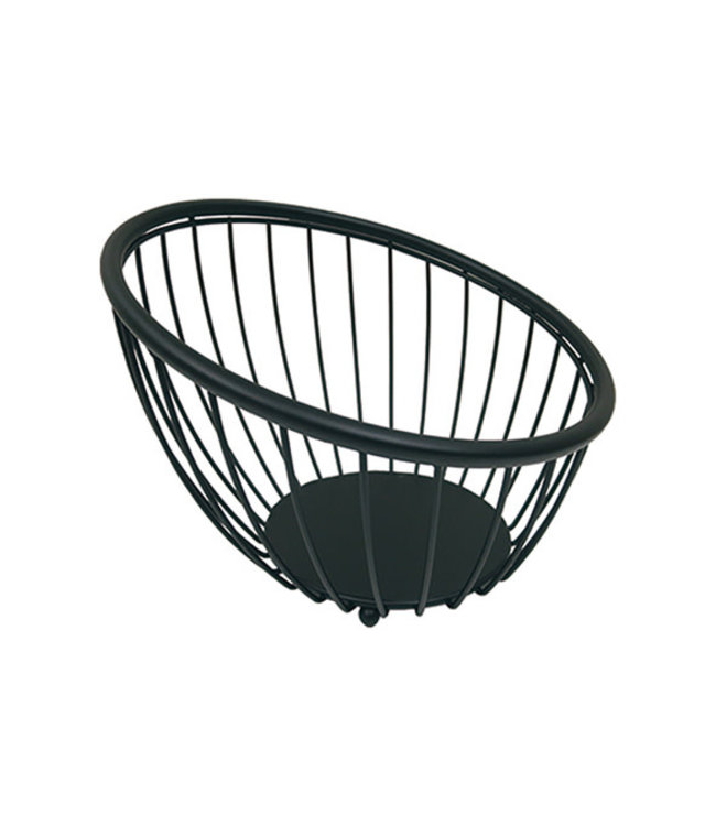cosy & trendy Artex Black globe fruitmand zwart 28cm