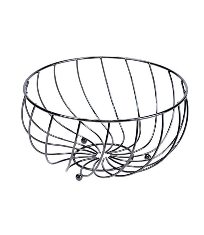 cosy & trendy Cosy&Trendy fruitmand zwart 28x28x14 cm