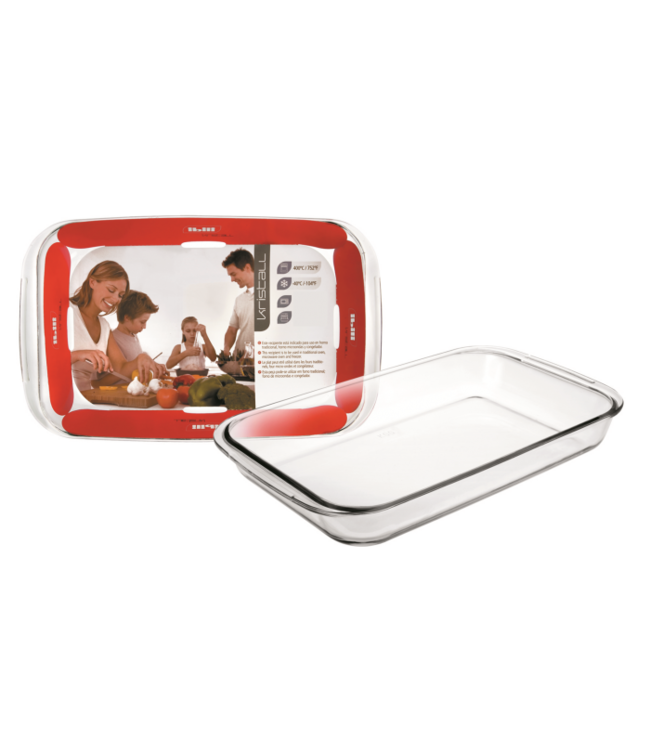 Ibili Ibili ovenschaal rechthoekig glas 40x23 cm actie van 17.95 voor 12.50 *