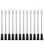 Laguiole Laguiole Premium Line  pinchos zwart 12 stuks