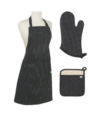 Now Designs Now Designs  pannenlap superior Pinstripe zwart