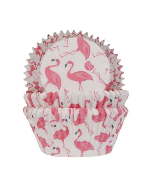 House of Marie House of Marie baking cups flamingo 50 stuks