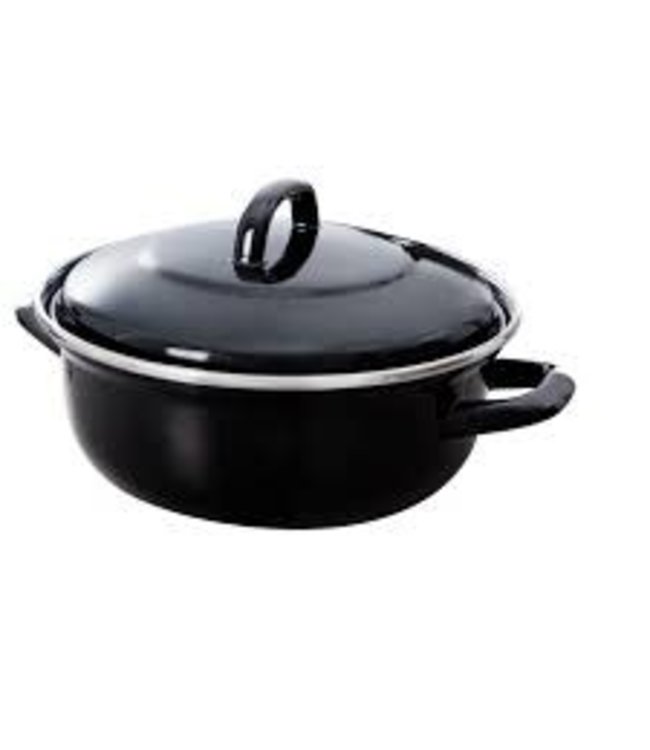 BK Fortalit braadpan 20 cm zwart/blauw 1.4 ltr