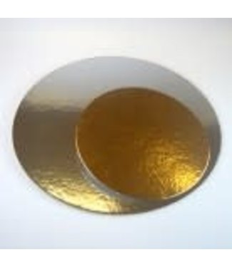 Funcakes Funcakes taartkarton zilver/goud 35 cm 3 st.