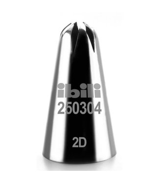 Ibili Ibili spuitmond kartel/ster 4 mm rvs