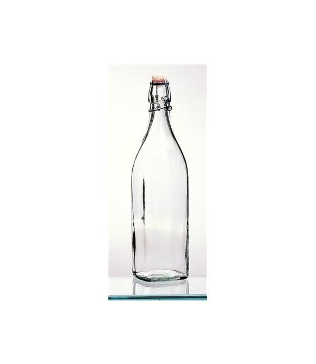 glazen  beugelfles 1 liter