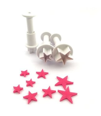 Dekofee  mini plungers stars set /3