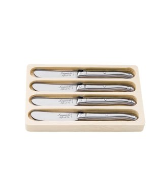 Laguiole Laguiole  Premium Line rvs botermesjes 4 dlg