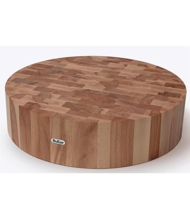 Butler hakblok rond 40x40x10cm