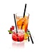 Gefu Gefu rietjes glas zwart 18 cm set 4 stuks *
