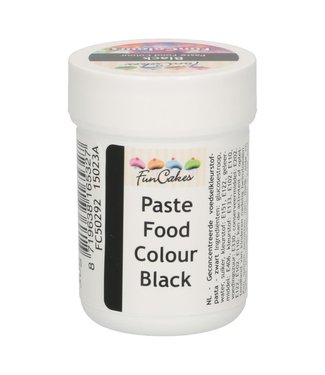 Funcakes Funcakes kleurstof pasta black 30 gr.