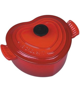 Le Creuset Le Creuset braadpan hart 20 cm cerise/ kersenrood