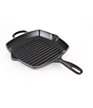 Le Creuset Le Creuset vierkante grillpan 26 cm matzwart actie van 169,- voor 126,- *