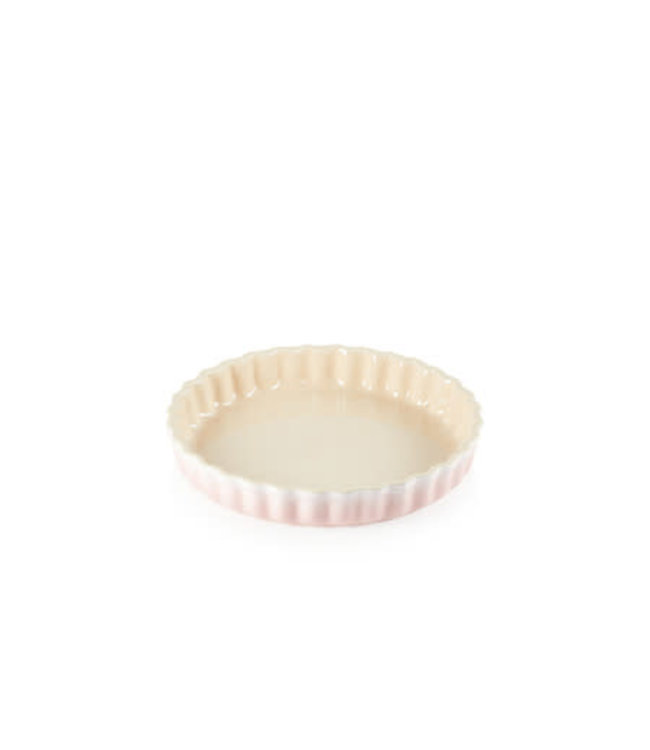 Le Creuset taartvorm/ quiche aardewerk 28 cm Shell Pink