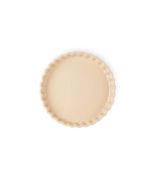 Le Creuset taartvorm/ quiche aardewerk 28 cm Shell Pink